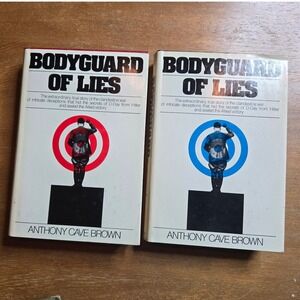 Anthony Cave Brown Bodyguard of Lies 2 Vol Book Club Edition HCDJ